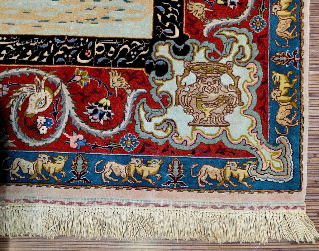 Perserteppich Tabriz 290 x 205 cm Schurwolle handgeknüpft