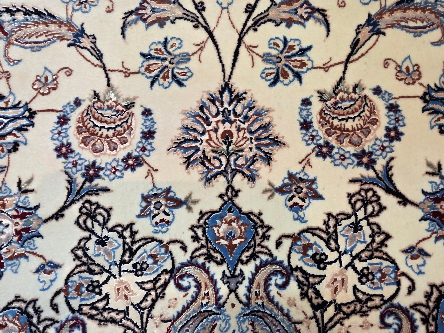 Perserteppich Nain 330 x 215 cm Schurwolle handgeknüpft