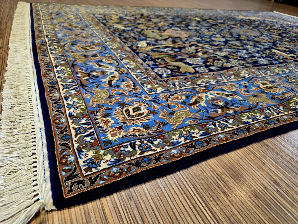 Perserteppich Isfahan 250 x 155 cm Seide handgeknüpft