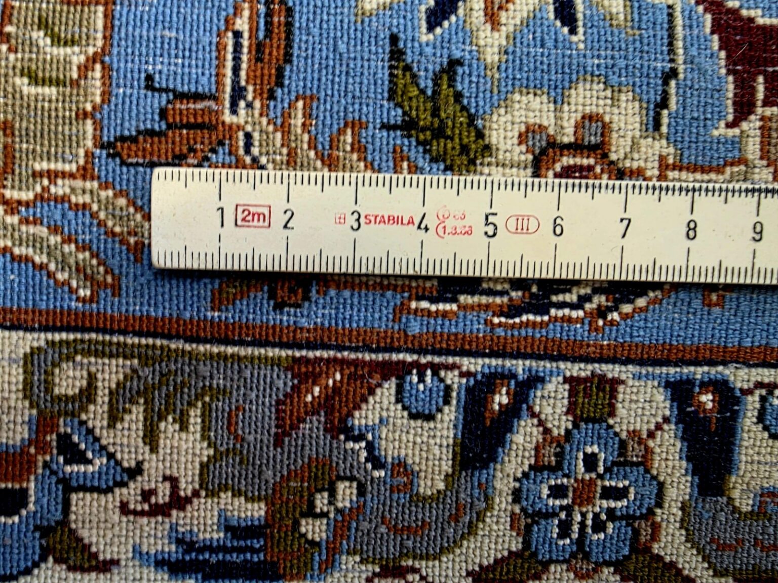 Perserteppich Isfahan 250 x 155 cm Seide handgeknüpft