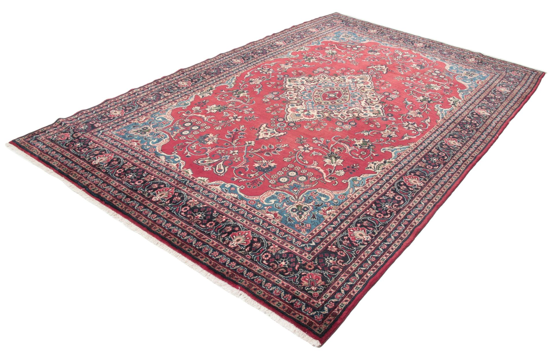 perserteppich-hamedan-208-x-330-cm-baumwolle-handgeknupft-2 Handgeknüpfter Hamadan Perserteppich 208 × 330 cm