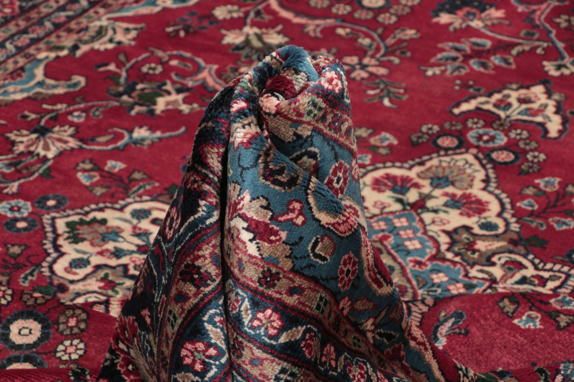 perserteppich-hamedan-208-x-330-cm-baumwolle-handgeknupft-9 Handgeknüpfter Hamadan Perserteppich 208 × 330 cm