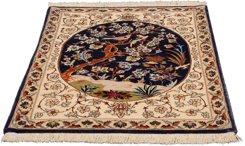 Handgeknüpfter Isfahan Perserteppich 70 × 100 cm