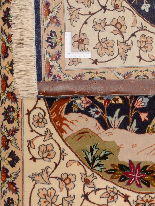 Handgeknüpfter Isfahan Perserteppich 70 × 100 cm