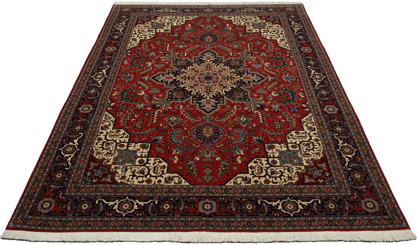 Täbriz Perserteppich 205 × 313 cm aus Wolle, handgeknüpft