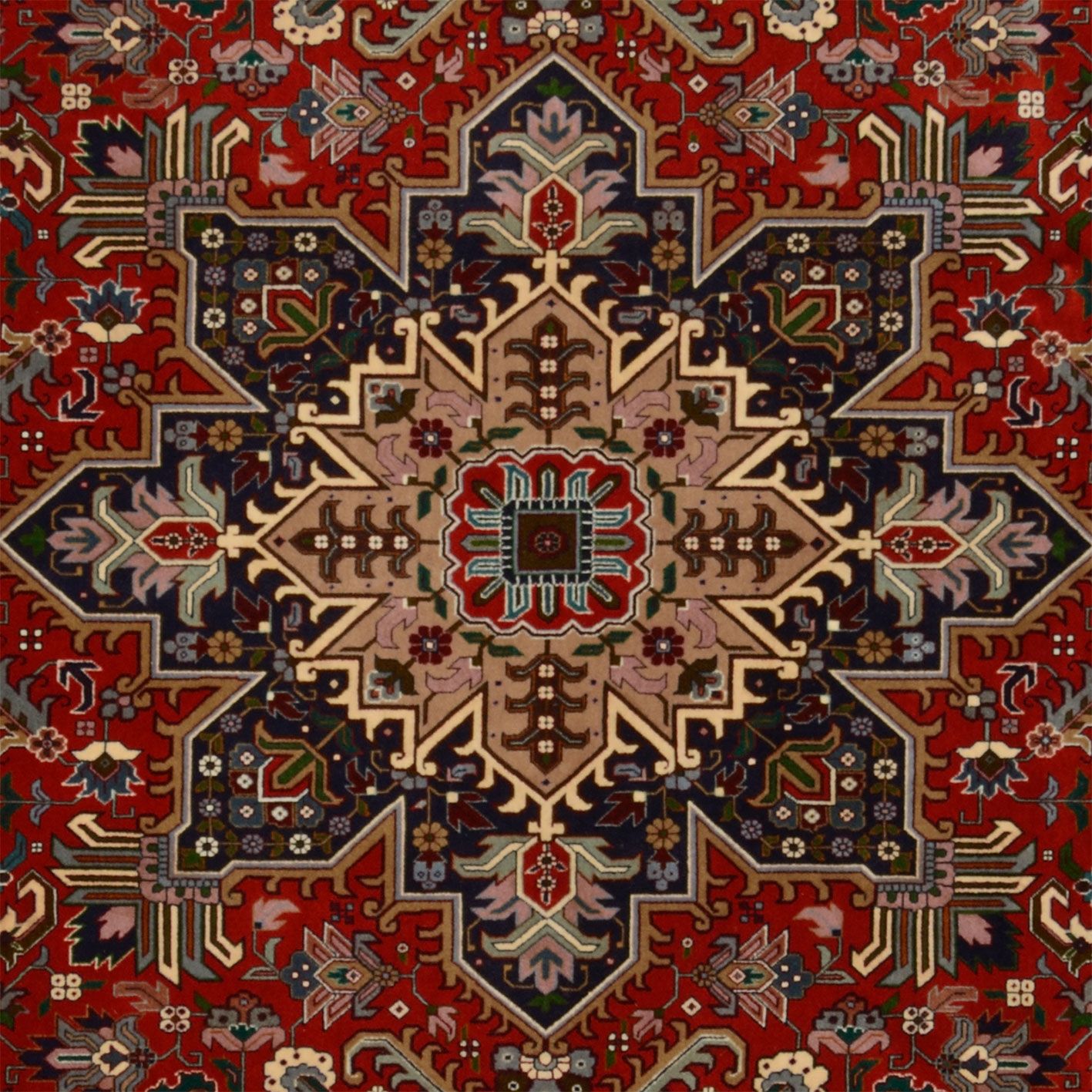 Täbriz Perserteppich 205 × 313 cm aus Wolle, handgeknüpft