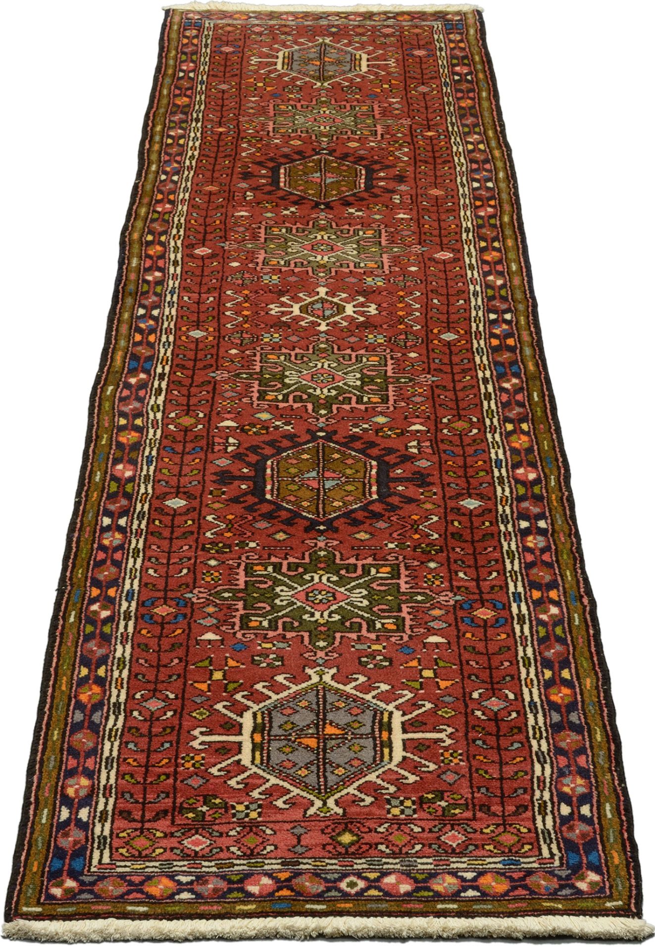Perserteppich 75 × 288 cm aus Wolle, handgeknüpft