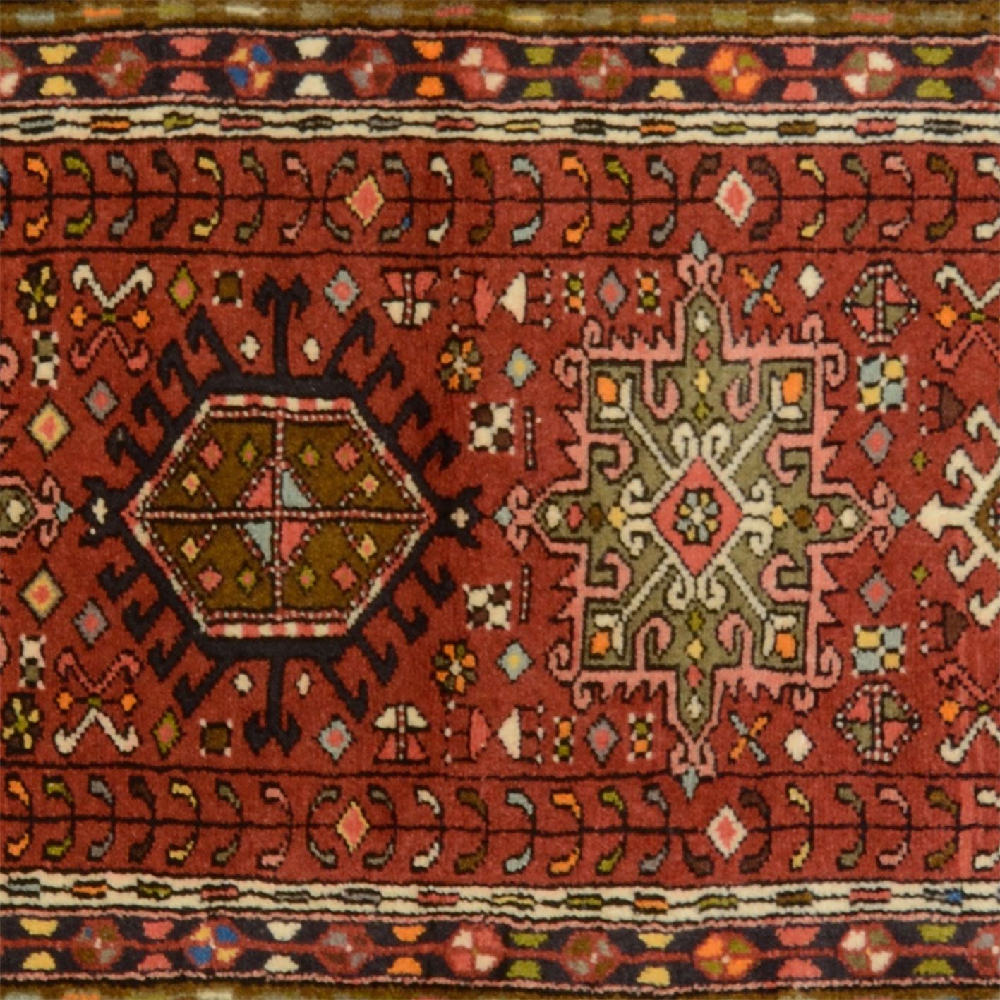 Perserteppich 75 × 288 cm aus Wolle, handgeknüpft