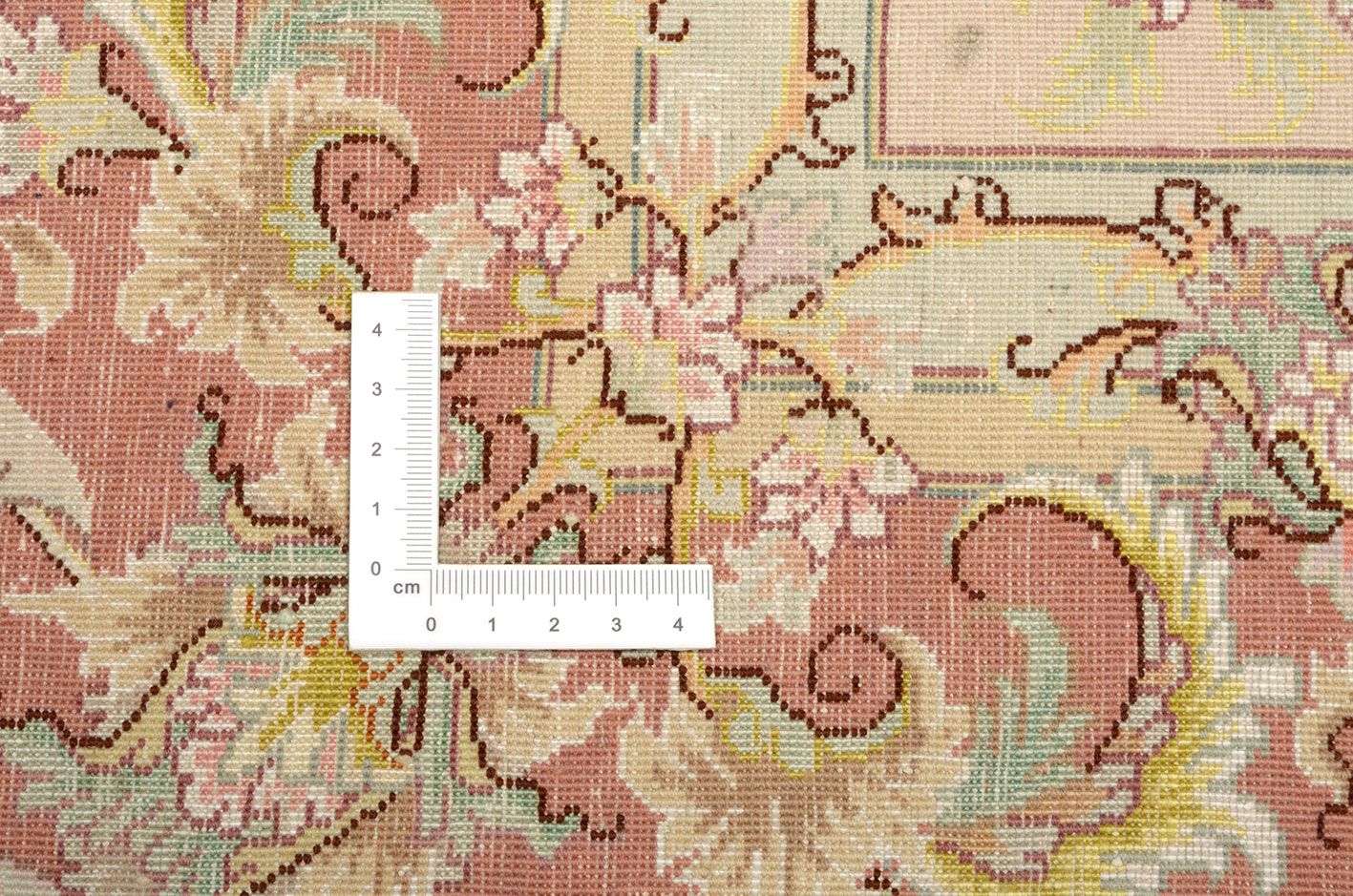 Täbriz Perserteppich 149 × 203 cm aus Wolle & Seide, handgeknüpft