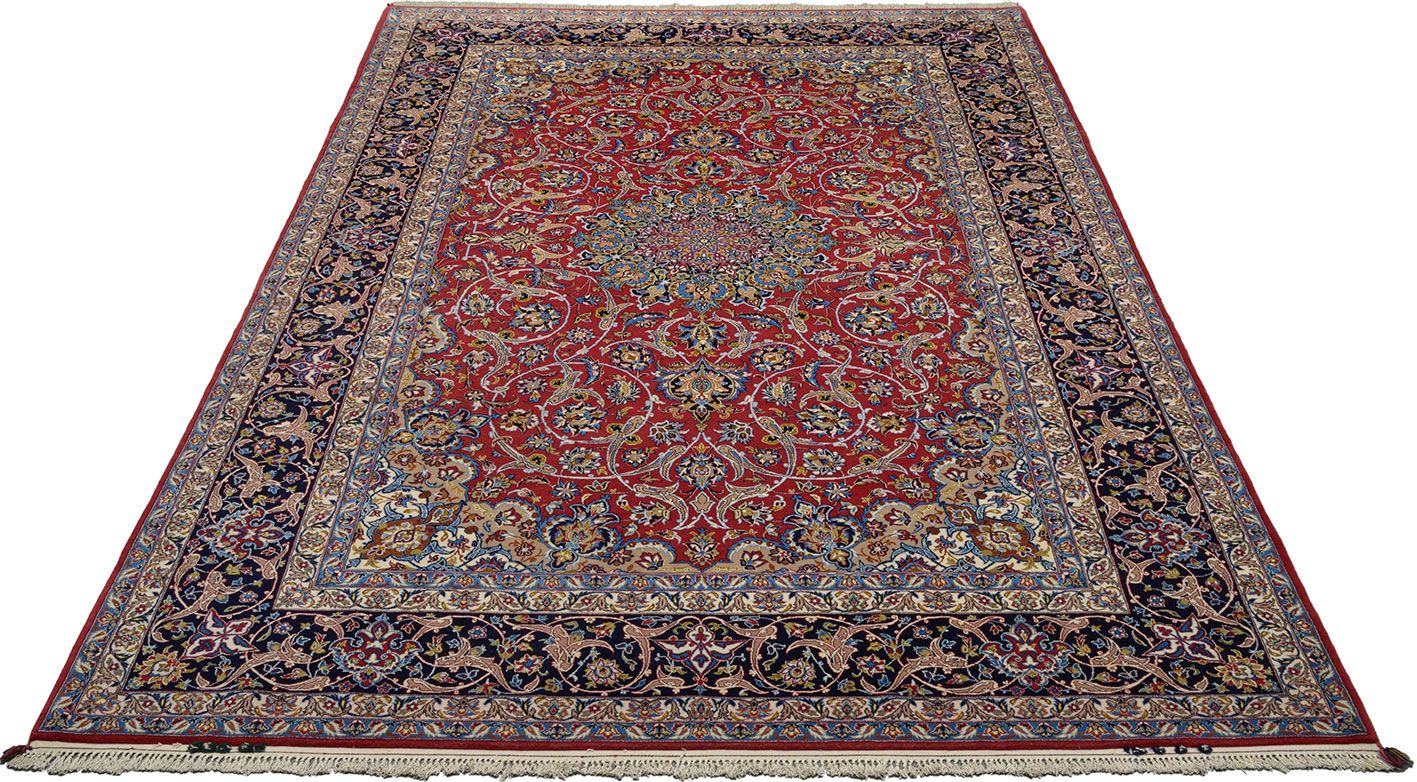 perserteppich-isfahan-215-x-349-cm-schurwolle-seide-handgeknupft-1 Handgeknüpfter Isfahan Perserteppich, 215 × 349 cm, Wolle & Seide