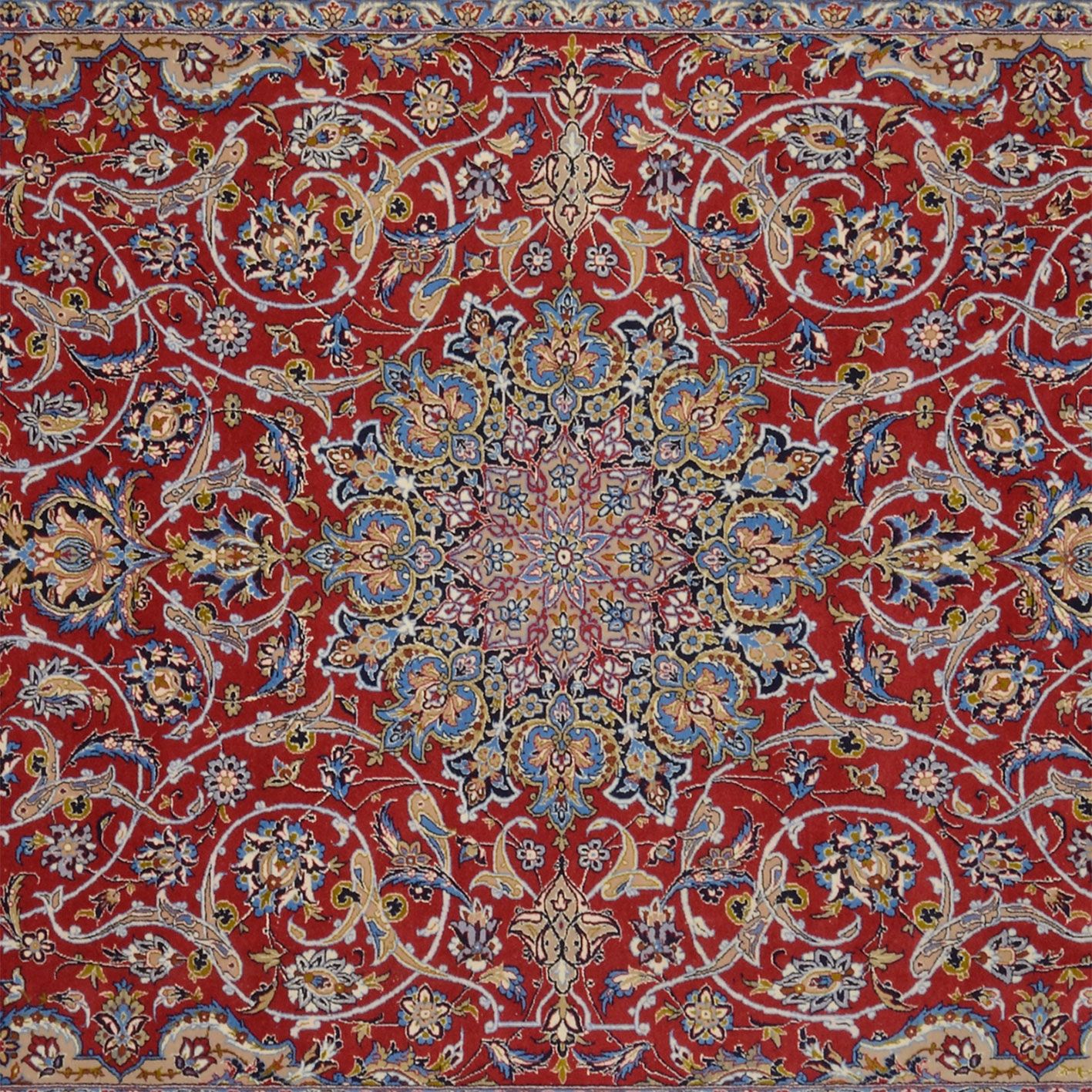 perserteppich-isfahan-215-x-349-cm-schurwolle-seide-handgeknupft-3 Handgeknüpfter Isfahan Perserteppich, 215 × 349 cm, Wolle & Seide