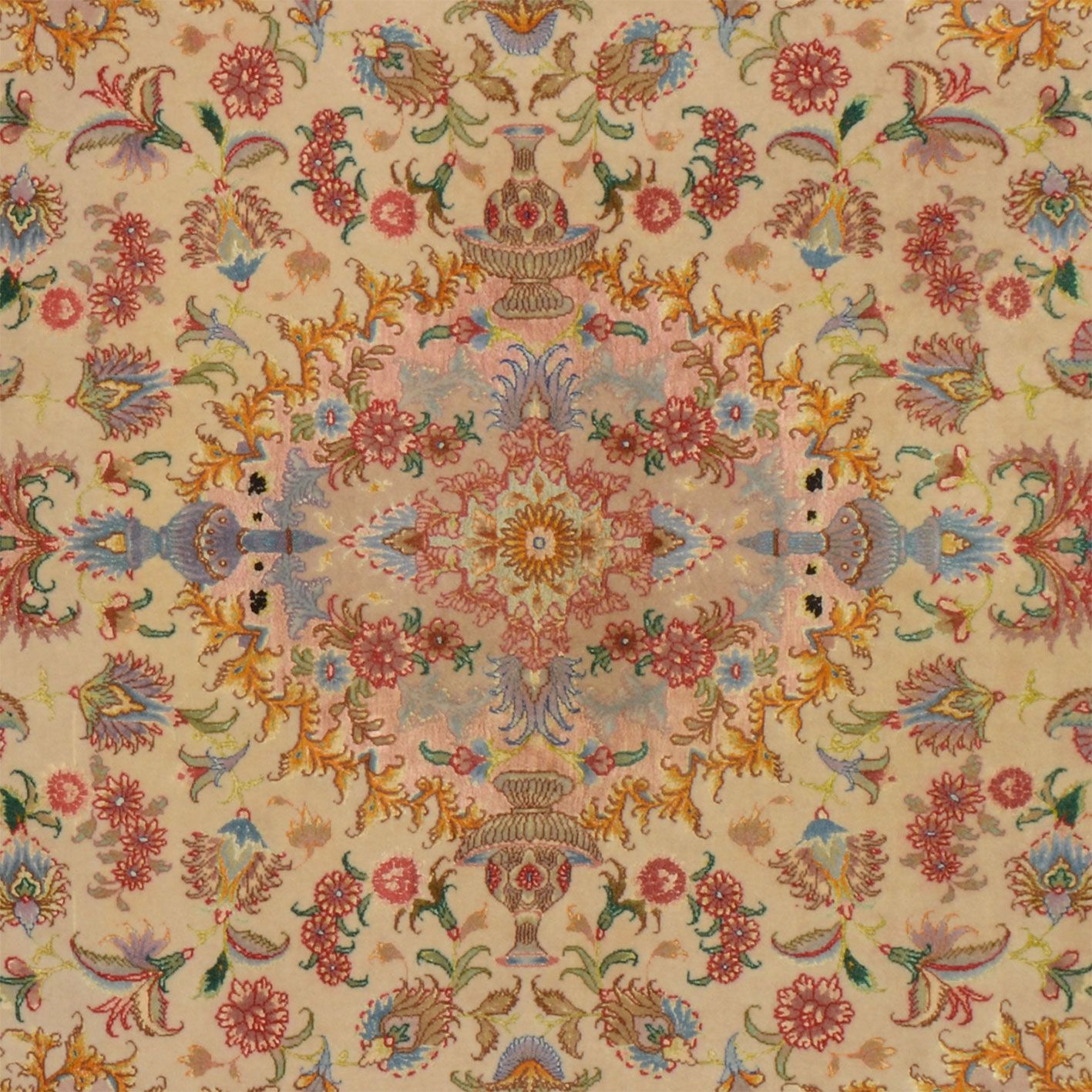 Handgeknüpfter Täbriz Perserteppich 145 × 210 cm