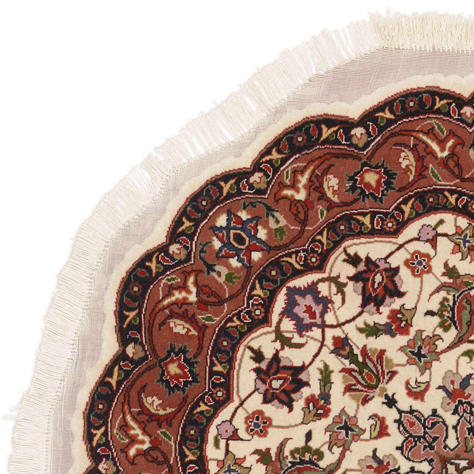 Täbriz Perserteppich aus Iran, 105 × 105 cm