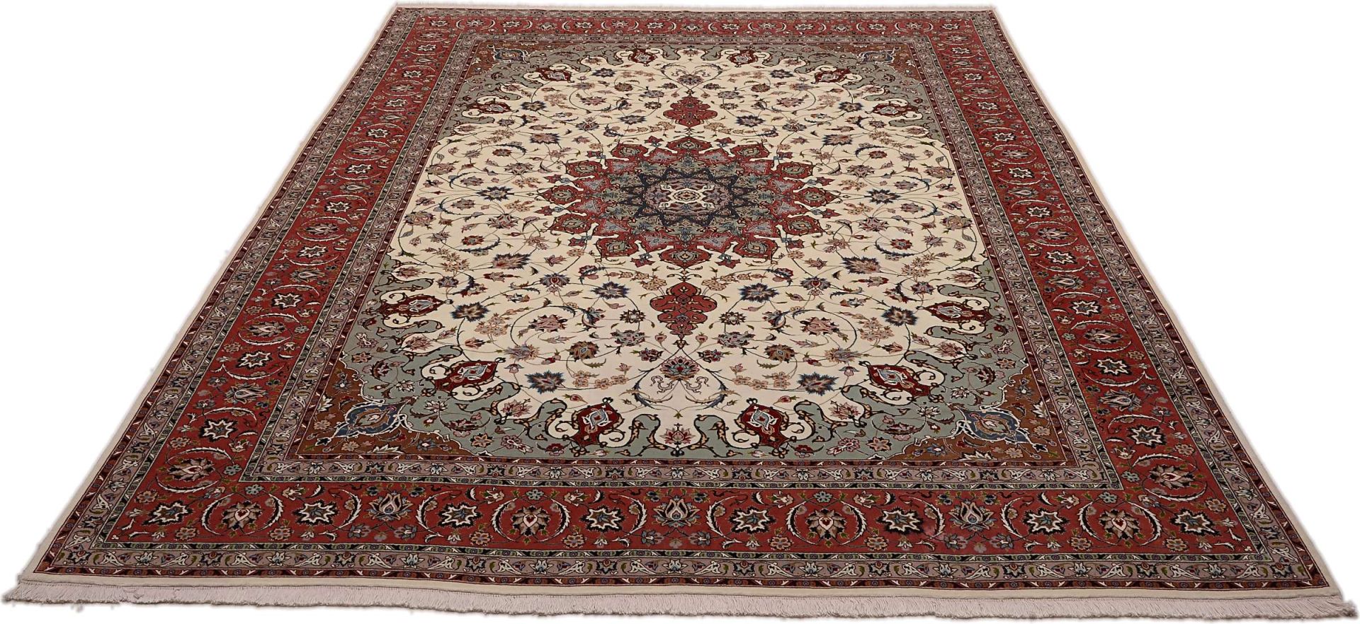 Täbriz Perserteppich aus Iran, 254 × 352 cm