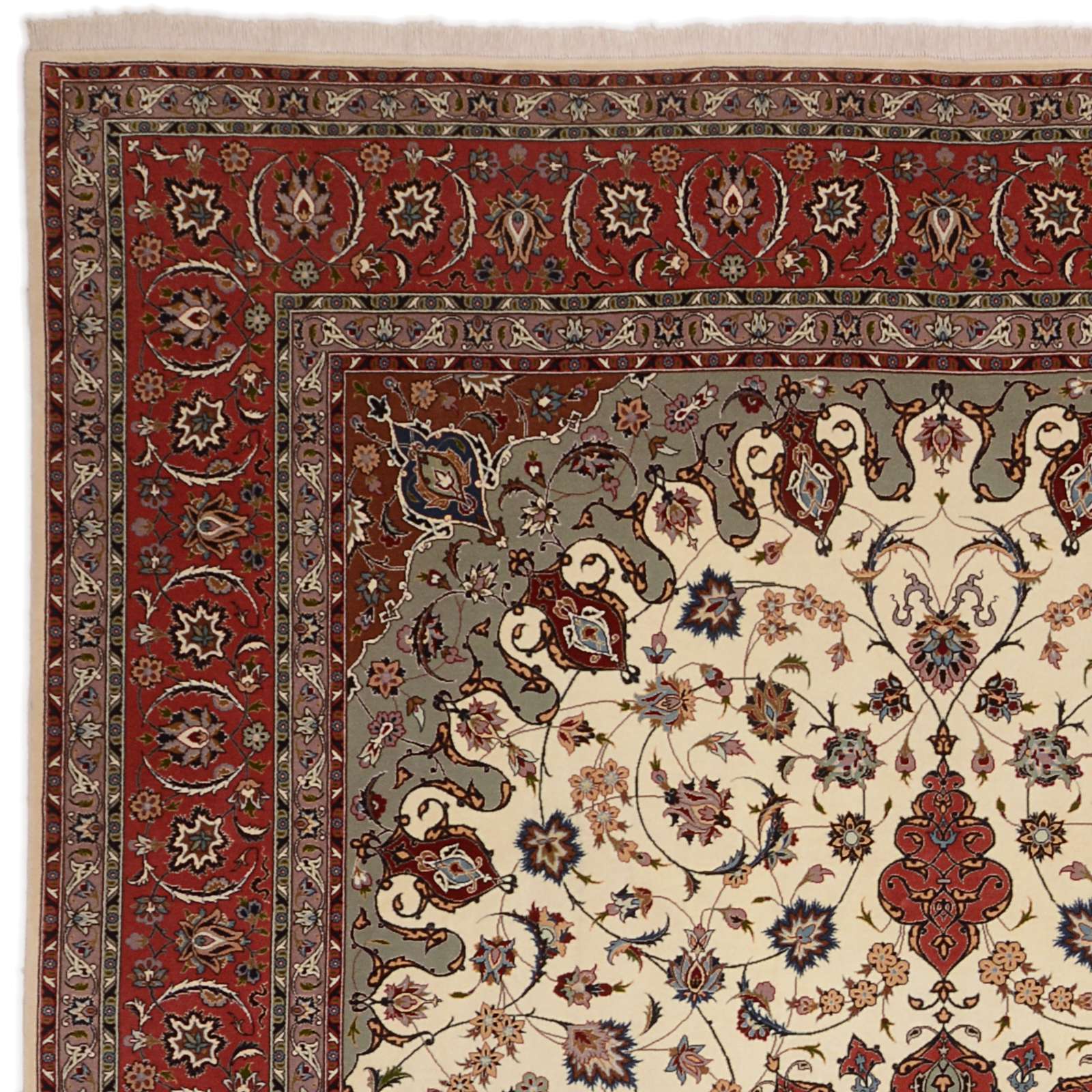 Täbriz Perserteppich aus Iran, 254 × 352 cm