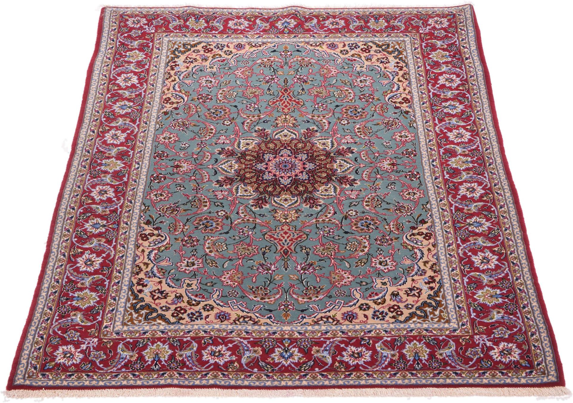 perserteppich-isfahan-109-x-161-cm-schurwolle-handgeknupft-1 Handgeknüpfter Isfahan Perserteppich 109 × 161 cm