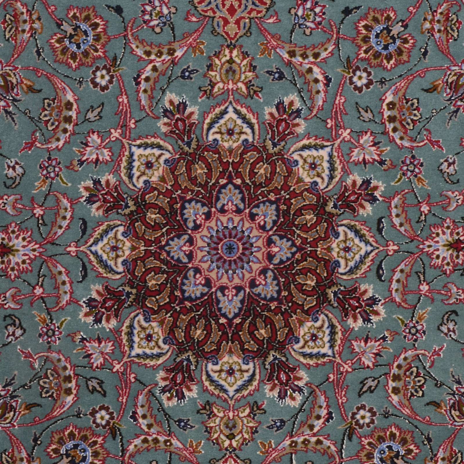 perserteppich-isfahan-109-x-161-cm-schurwolle-handgeknupft-4 Handgeknüpfter Isfahan Perserteppich 109 × 161 cm