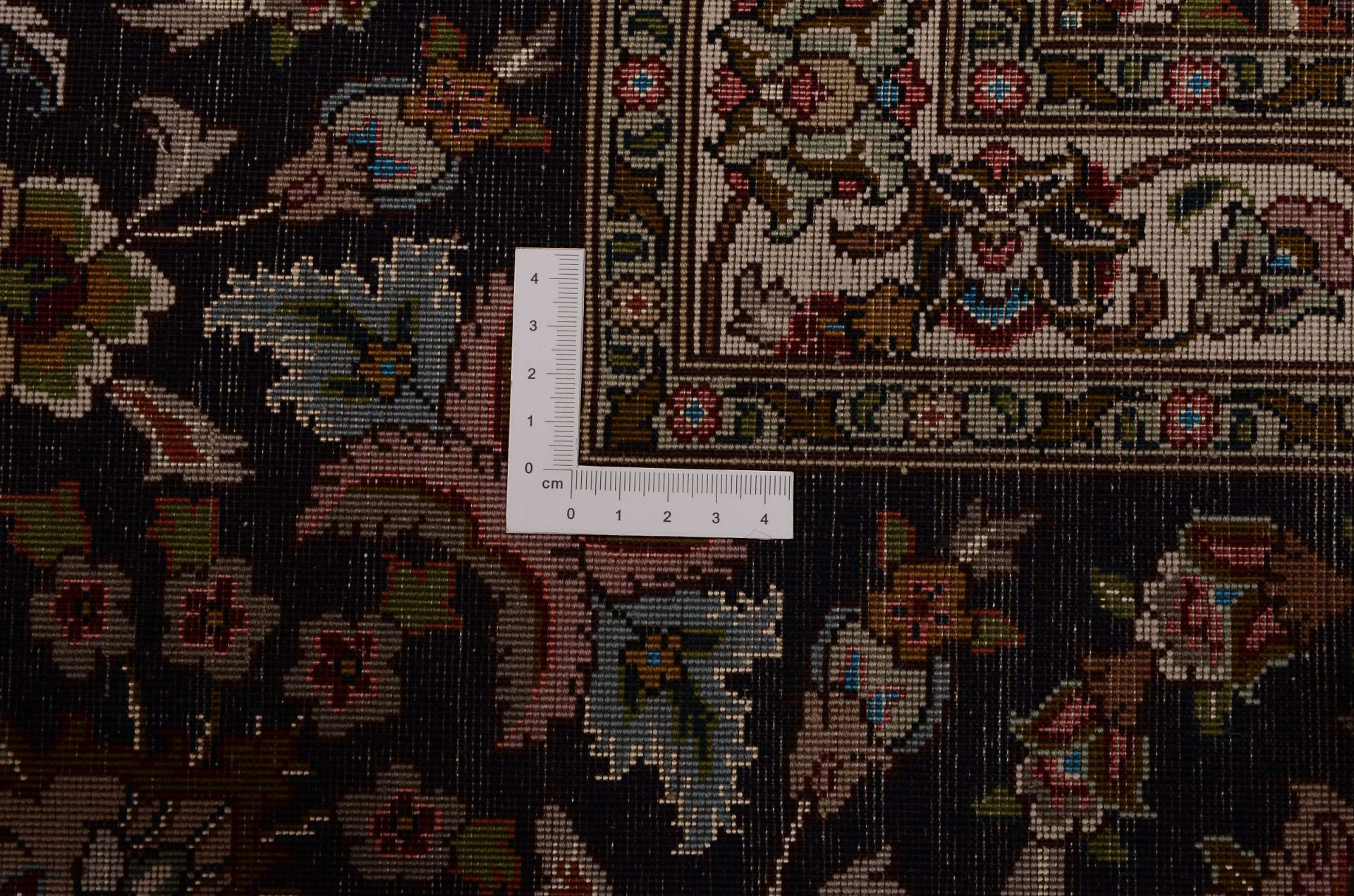 Handgeknüpfter Täbriz Perserteppich 255 × 362 cm