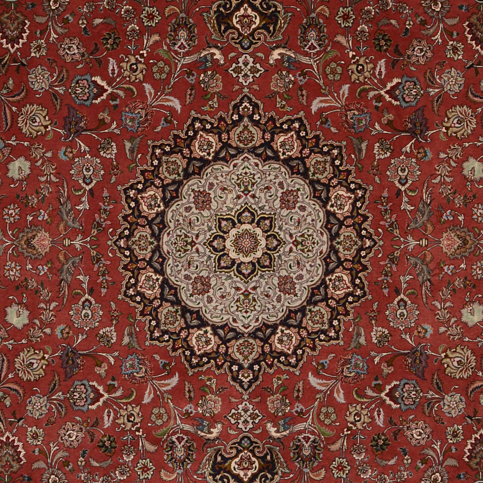 Handgeknüpfter Täbriz Perserteppich 255 × 362 cm
