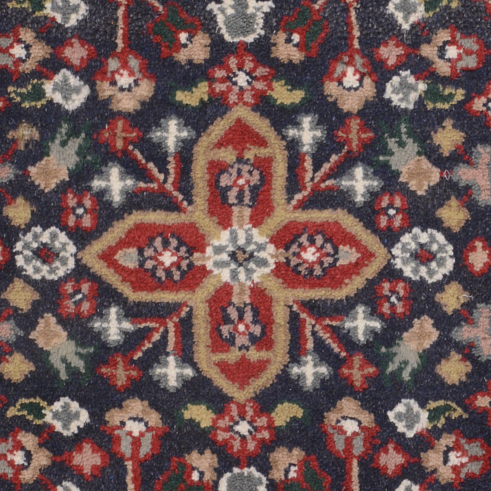 Handgeknüpfter Bijar Perserteppich, 60 × 90 cm, Wolle