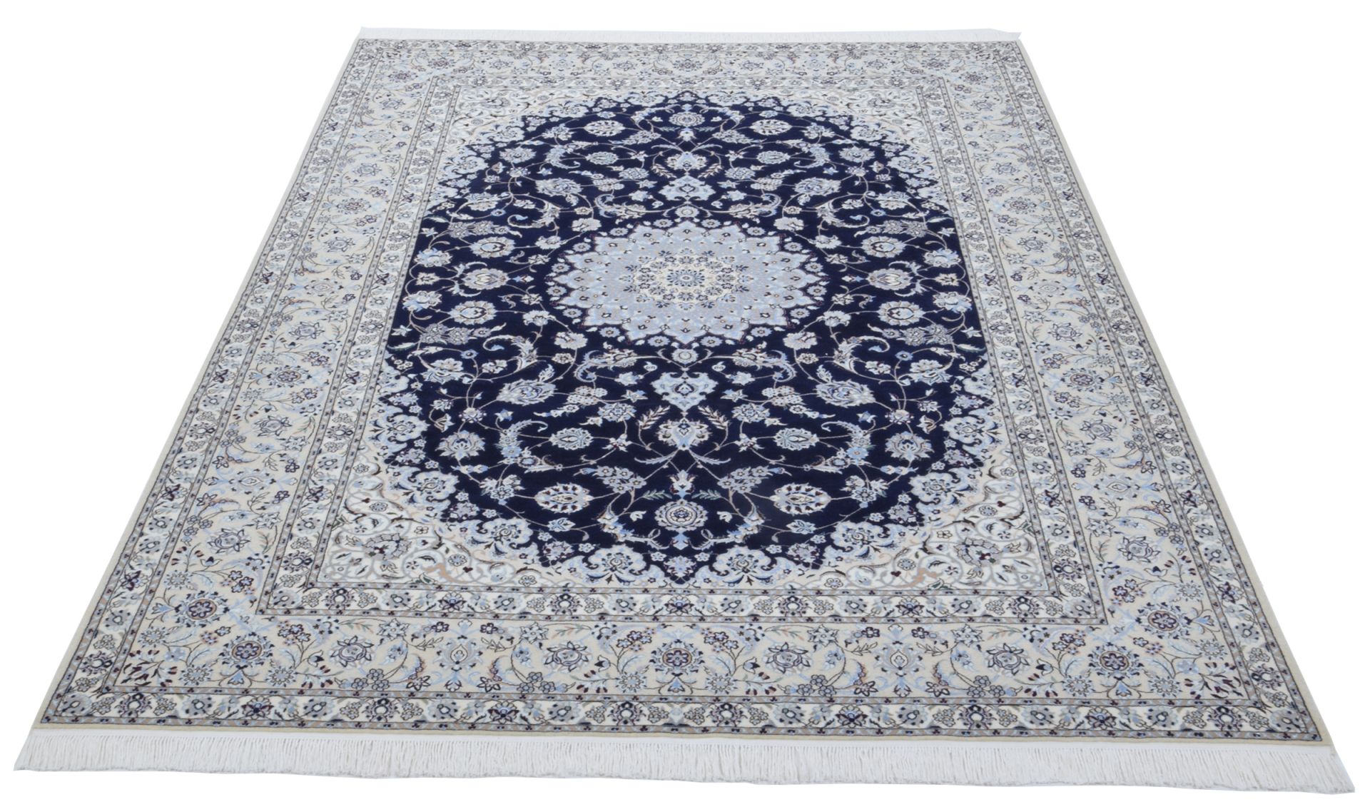 perserteppich-nain-202-x-309-cm-schurwolle-und-seide-handgeknupft-1 Handgeknüpfter Nain Perserteppich 202 × 309 cm