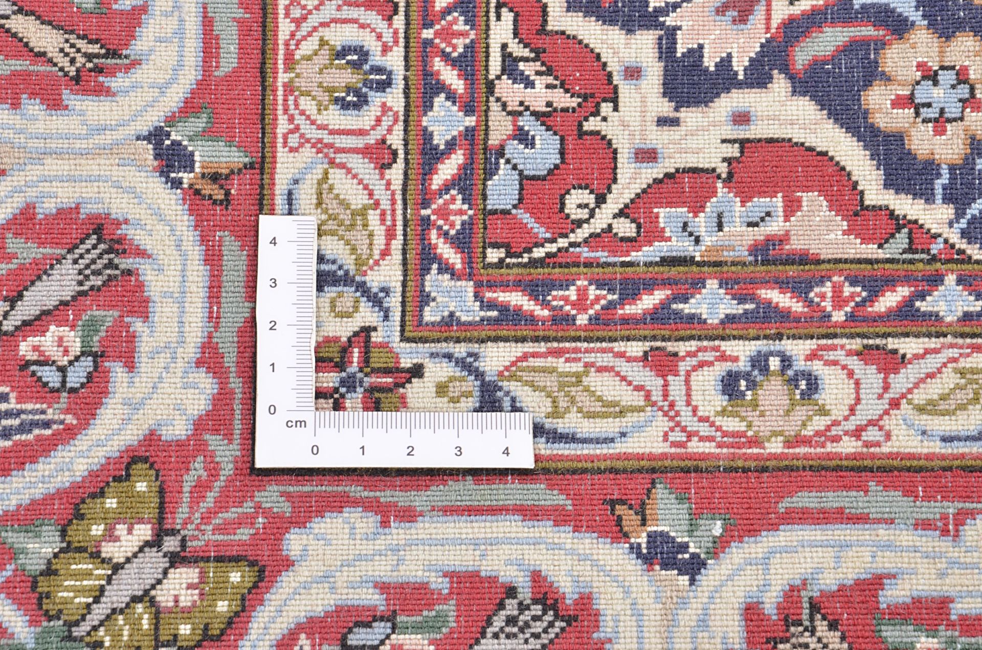 Isfahan Perserteppich 100 × 186 cm aus Wolle, handgeknüpft
