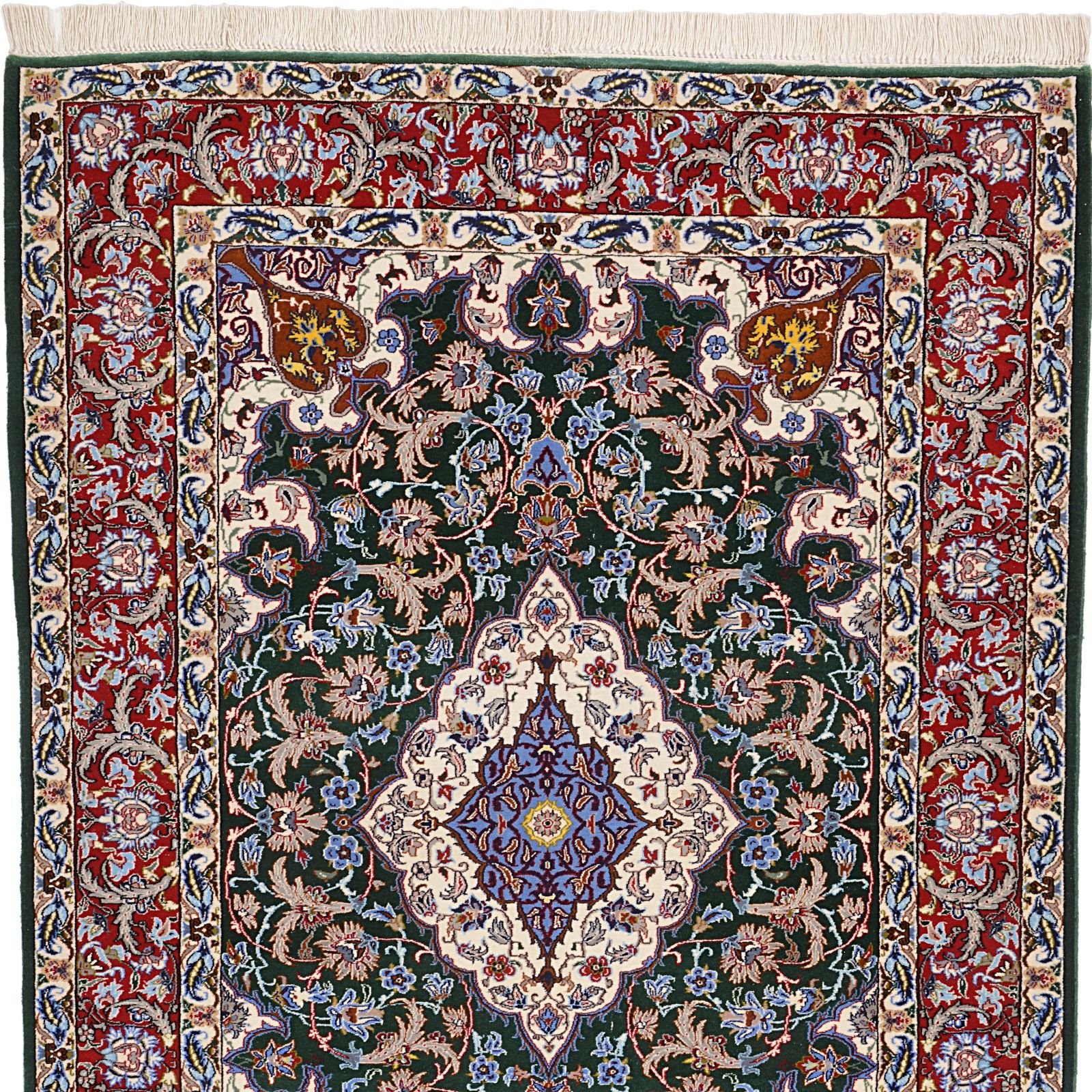 perserteppich-isfahan-115-x-165-cm-schurwolle-seide-handgeknupft-12 Handgeknüpfter Isfahan Perserteppich 115 × 165 cm