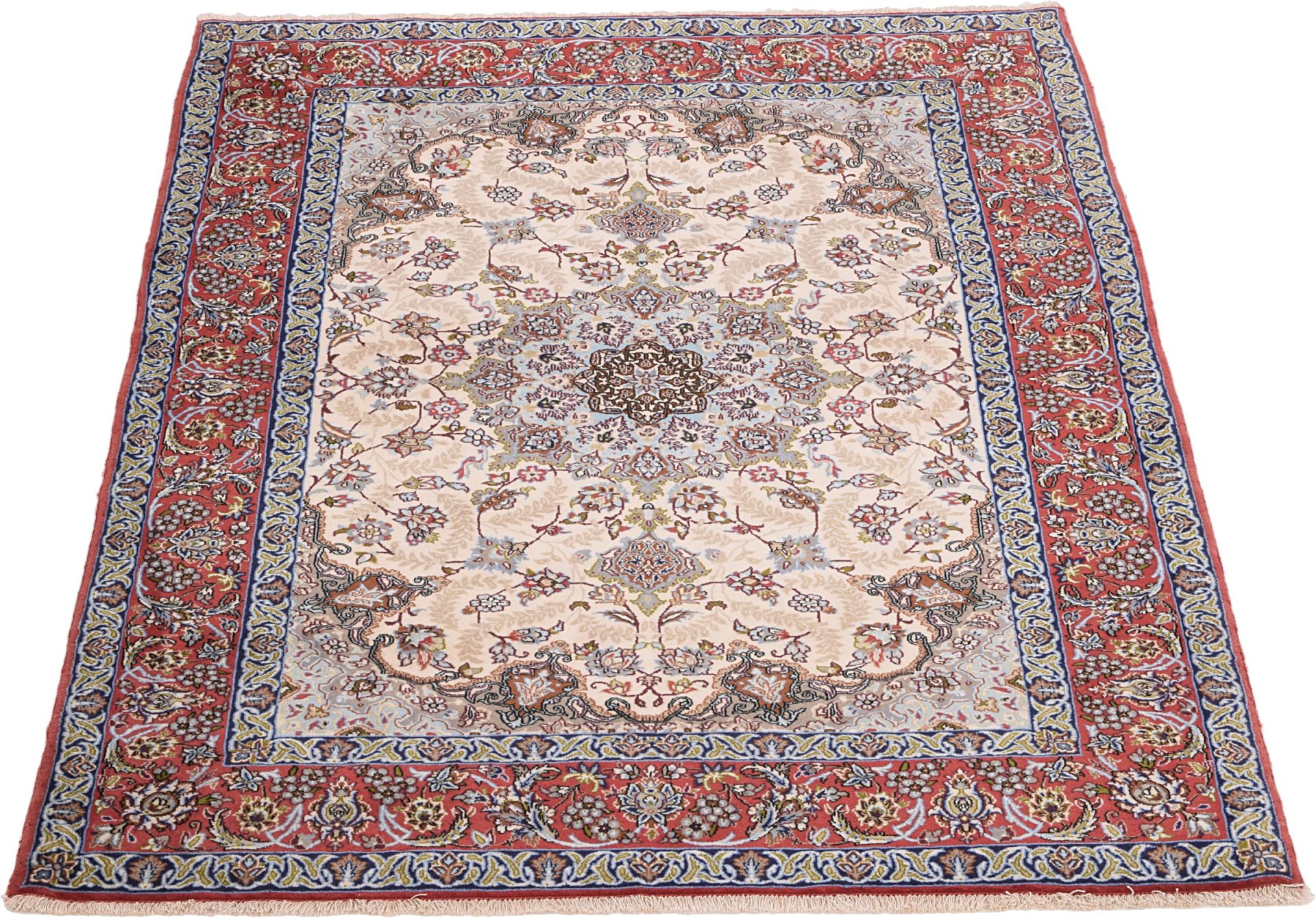 perserteppich-isfahan-107-x-159-cm-schurwolle-seide-handgeknupft-5 Handgeknüpfter Isfahan Perserteppich, 107 × 159 cm, Wolle & Seide