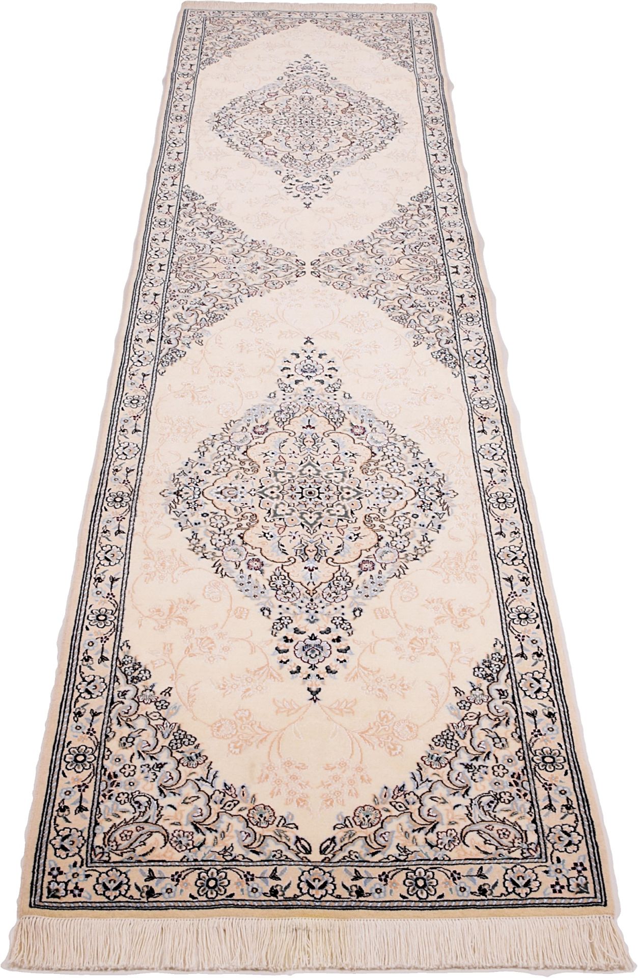 perserteppich-nain-90-x-315-cm-schurwolle-und-seide-handgeknupft-5 Nain Perserteppich aus Iran, 90 × 315 cm