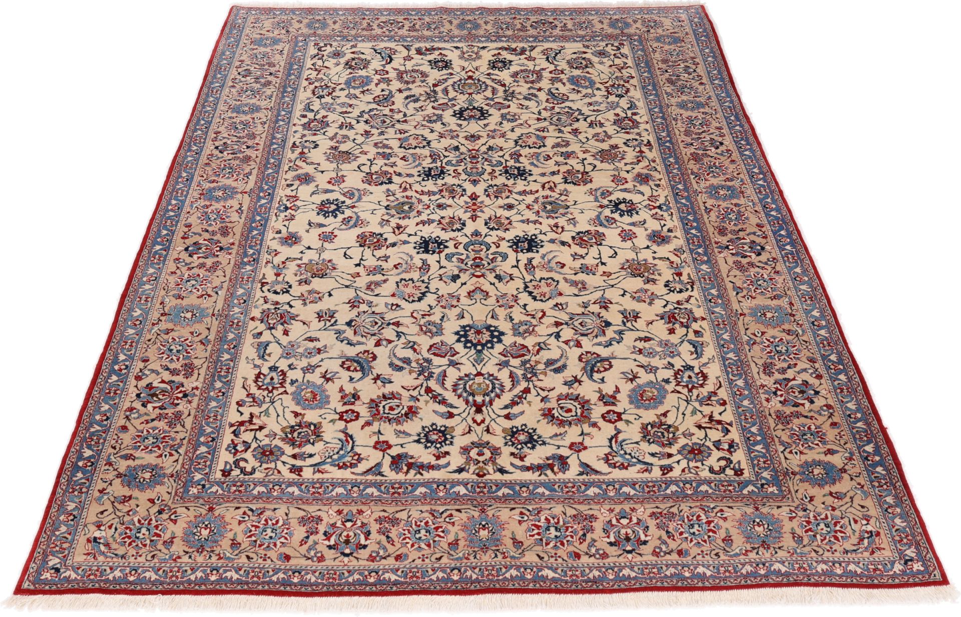 Isfahan Perserteppich 159 × 237 cm aus Wolle, handgeknüpft