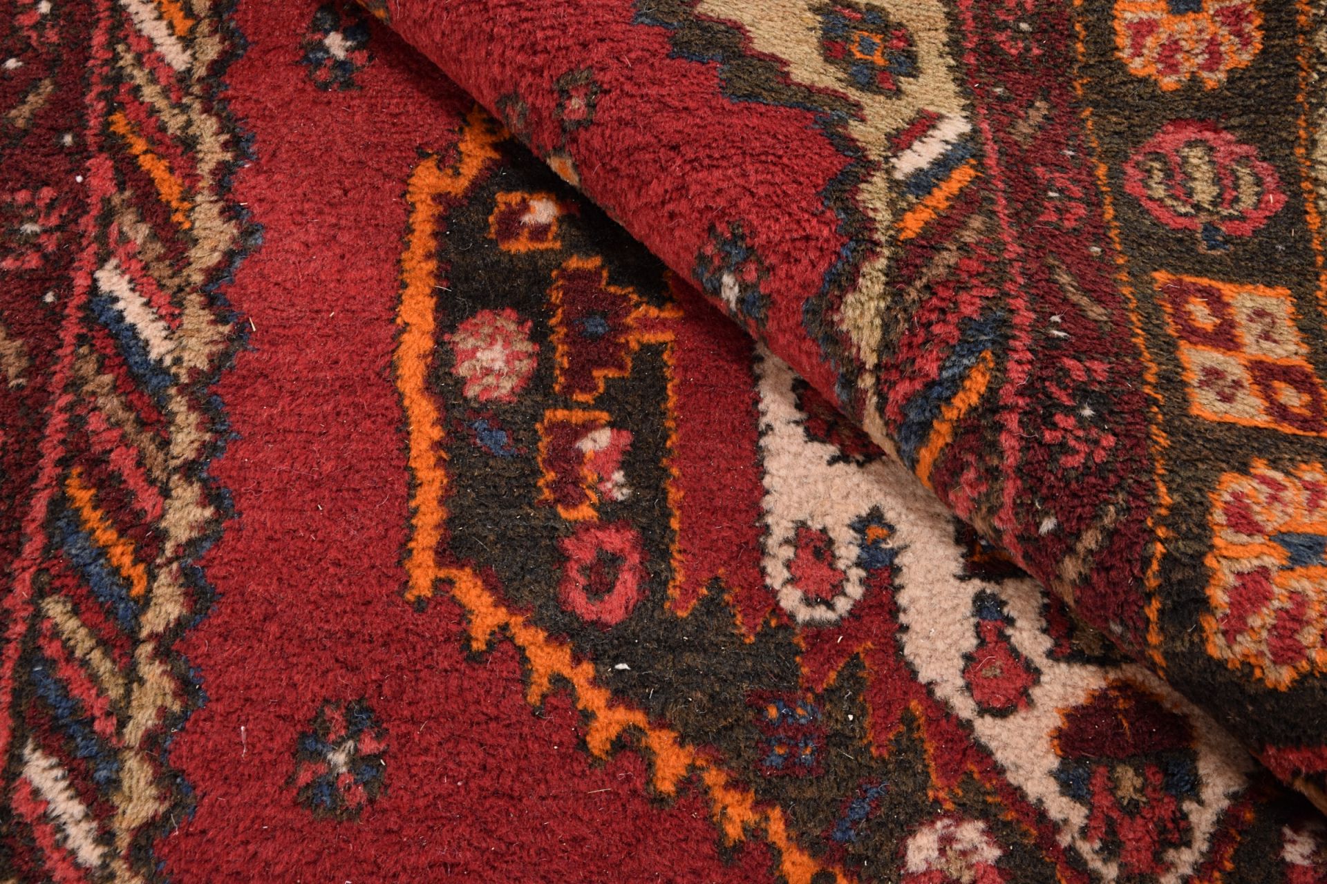 Handgeknüpfter Hamadan Perserteppich 130 × 260 cm