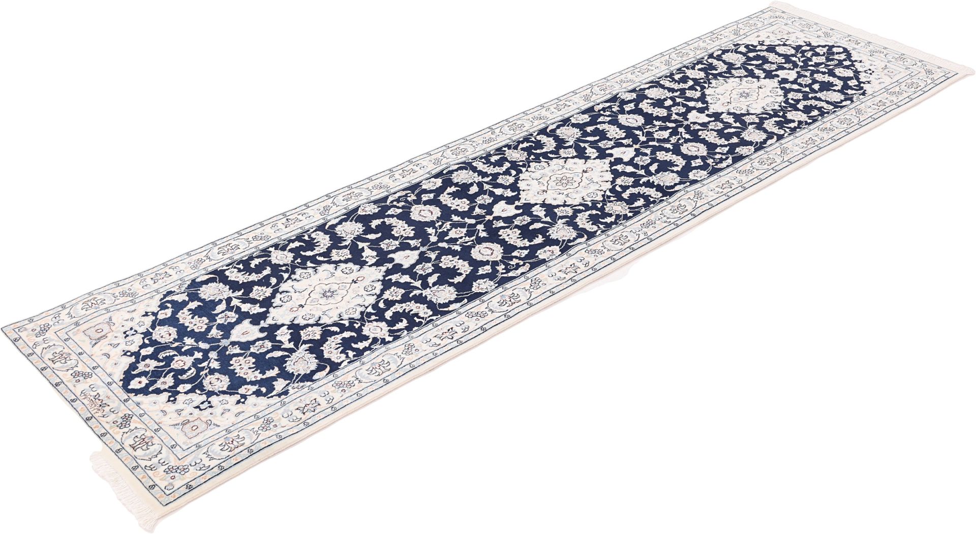 Nain Perserteppich aus Iran, 81 × 302 cm