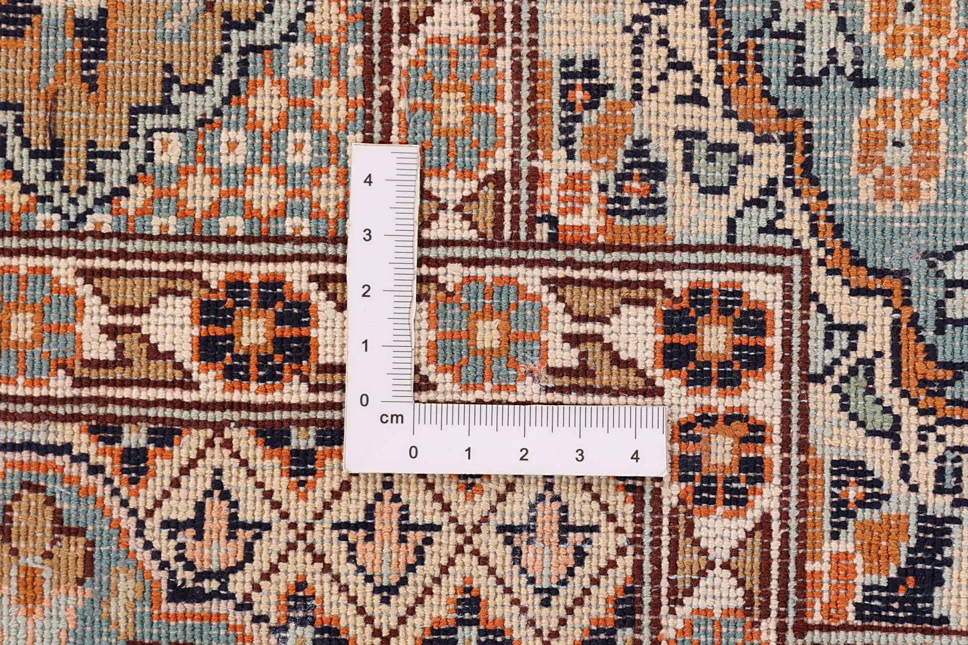 Handgeknüpfter Kashmir Perserteppich, 79 × 303 cm, Seide