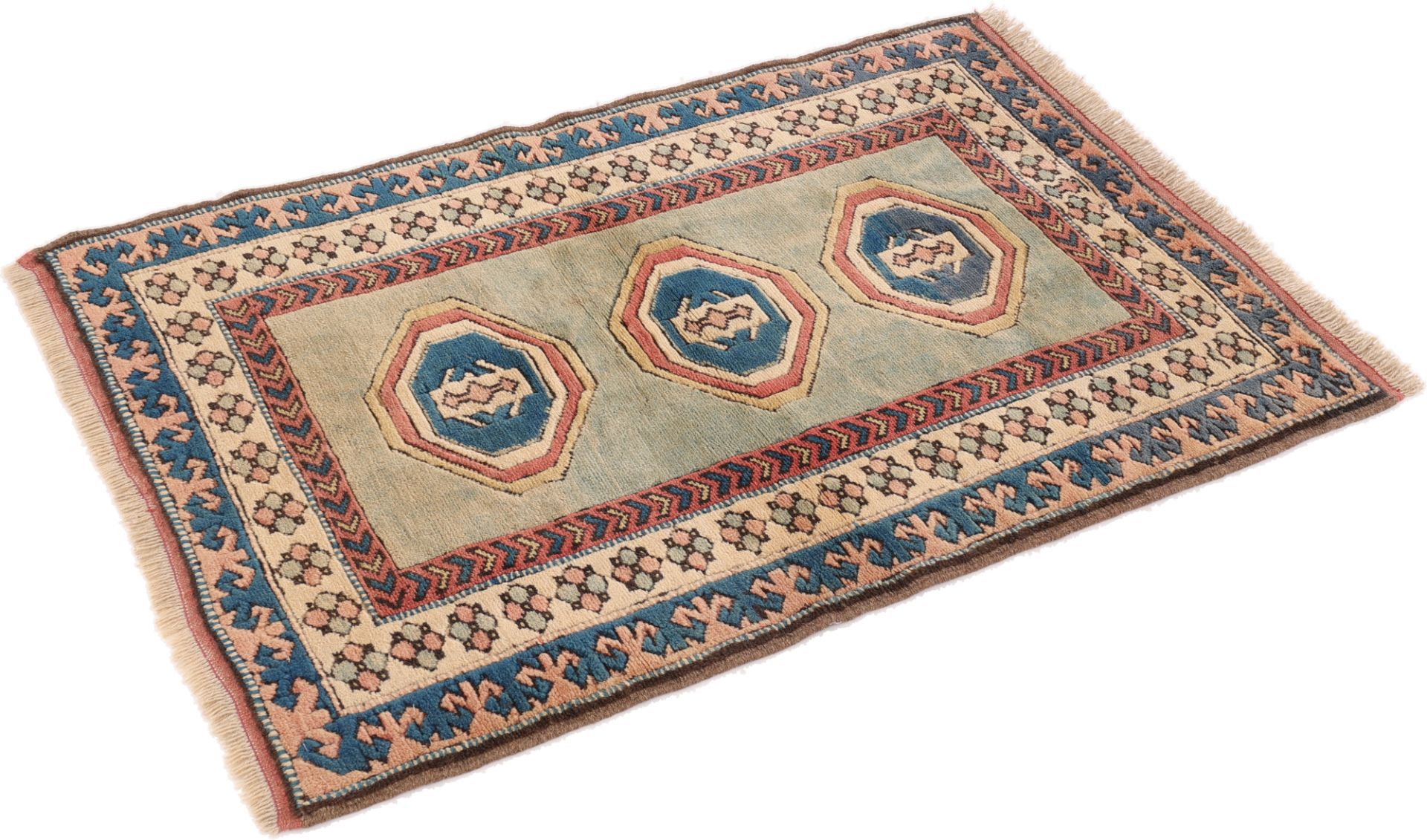 Perserteppich aus Iran, 155 × 85 cm