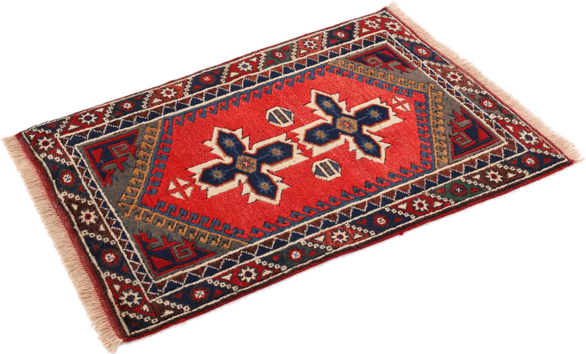 Handgeknüpfter Perserteppich 118 × 77 cm