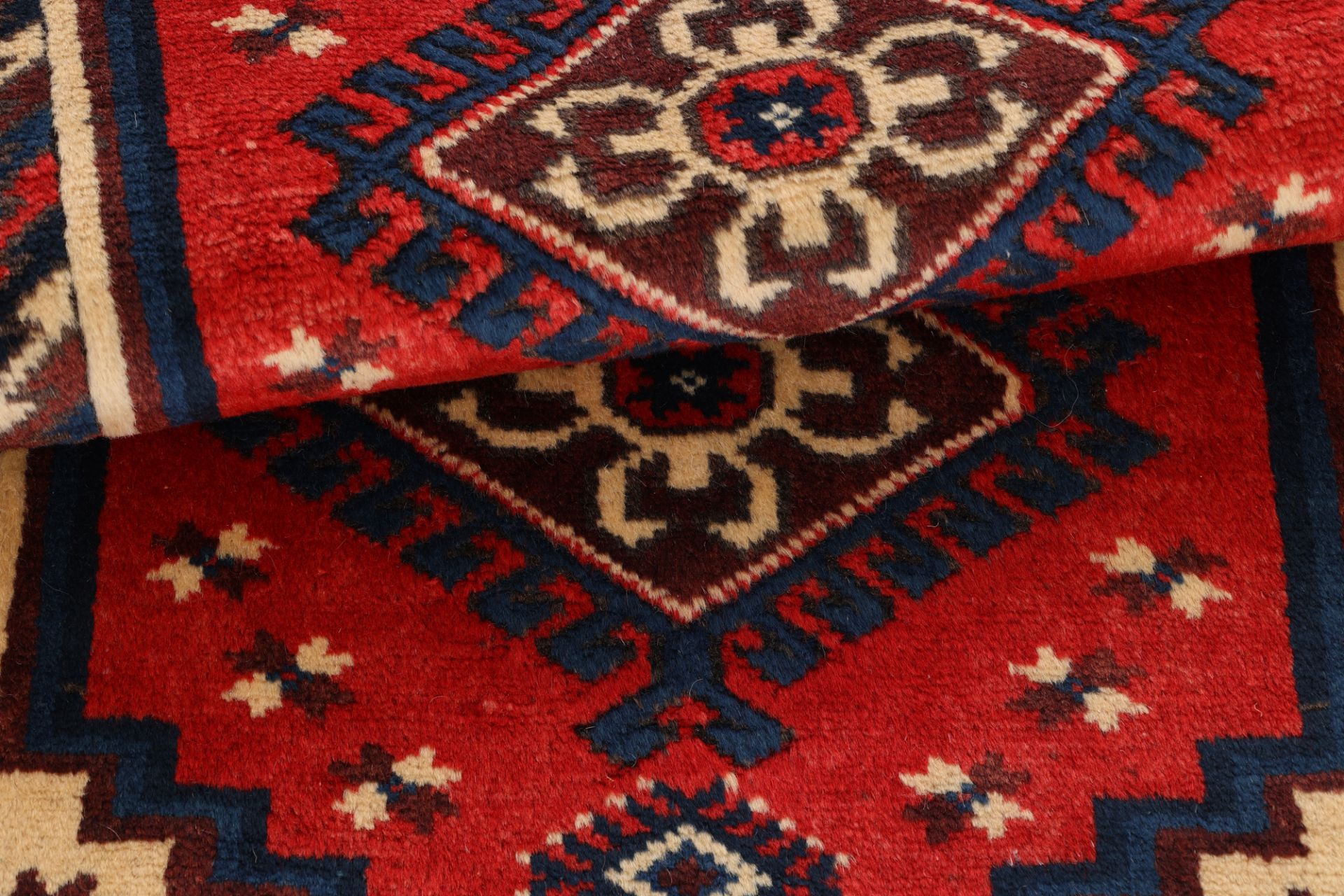 Handgeknüpfter Perserteppich, 120 × 70 cm, Wolle