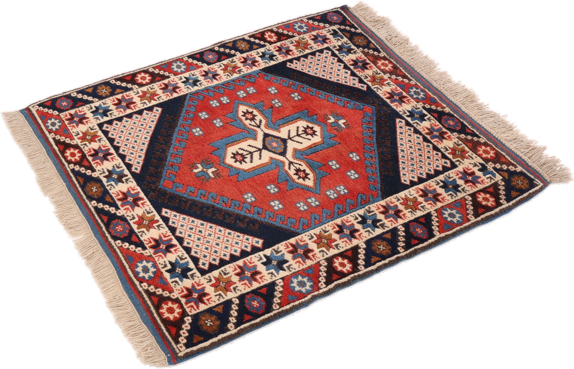 Perserteppich aus Iran, 100 × 94 cm