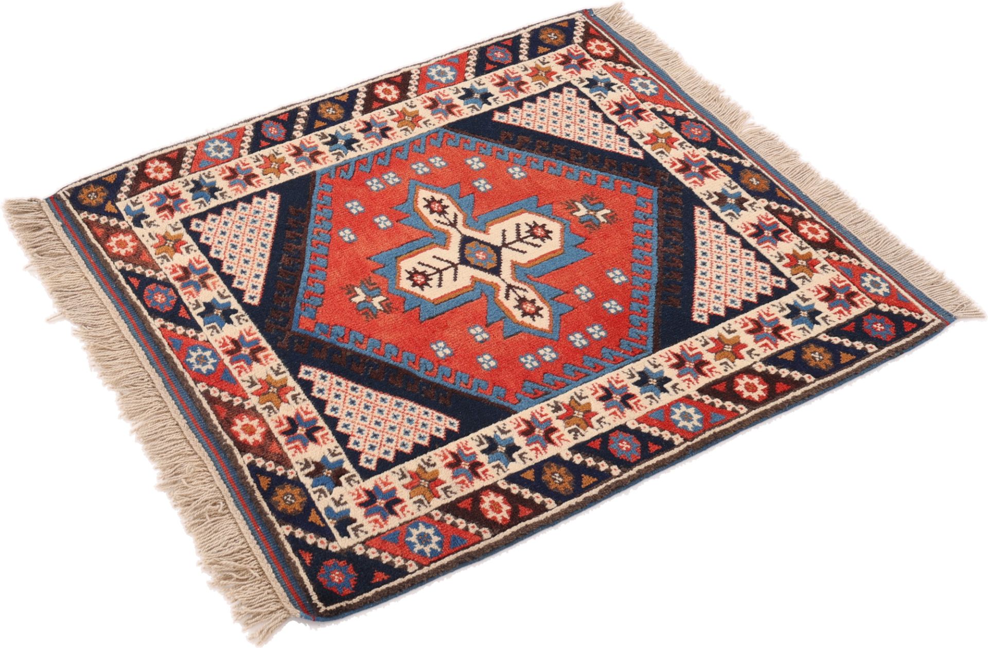 Perserteppich aus Iran, 100 × 94 cm