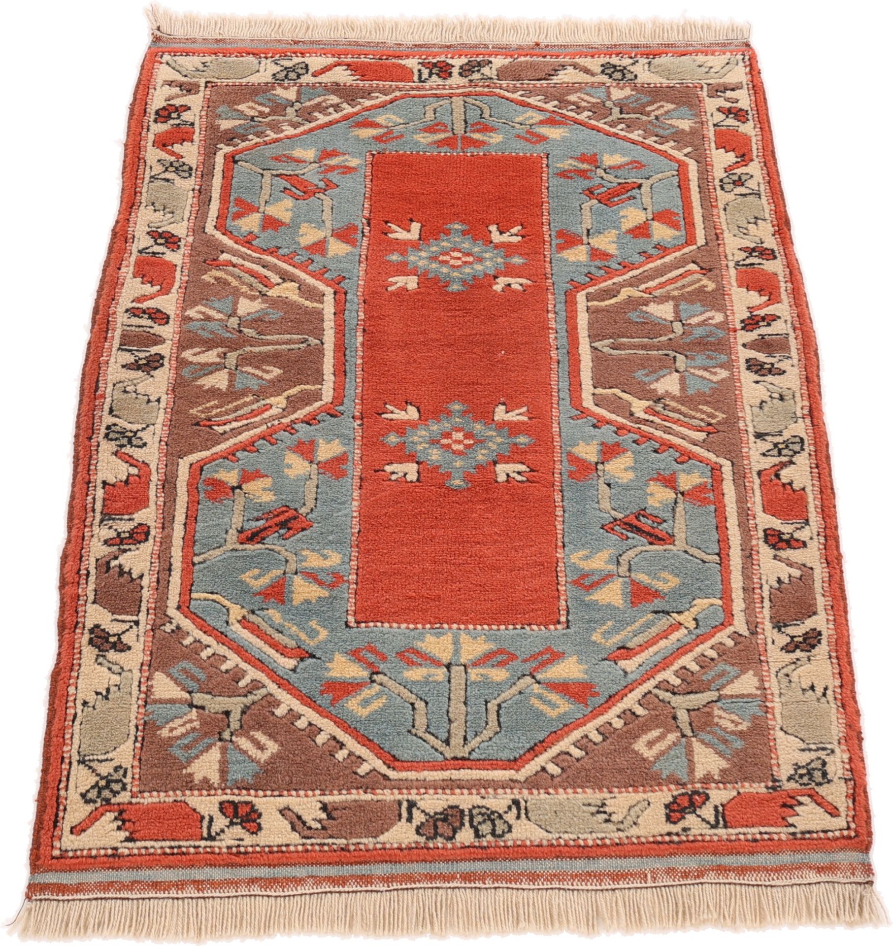 Perserteppich 113 × 82 cm aus Wolle, handgeknüpft