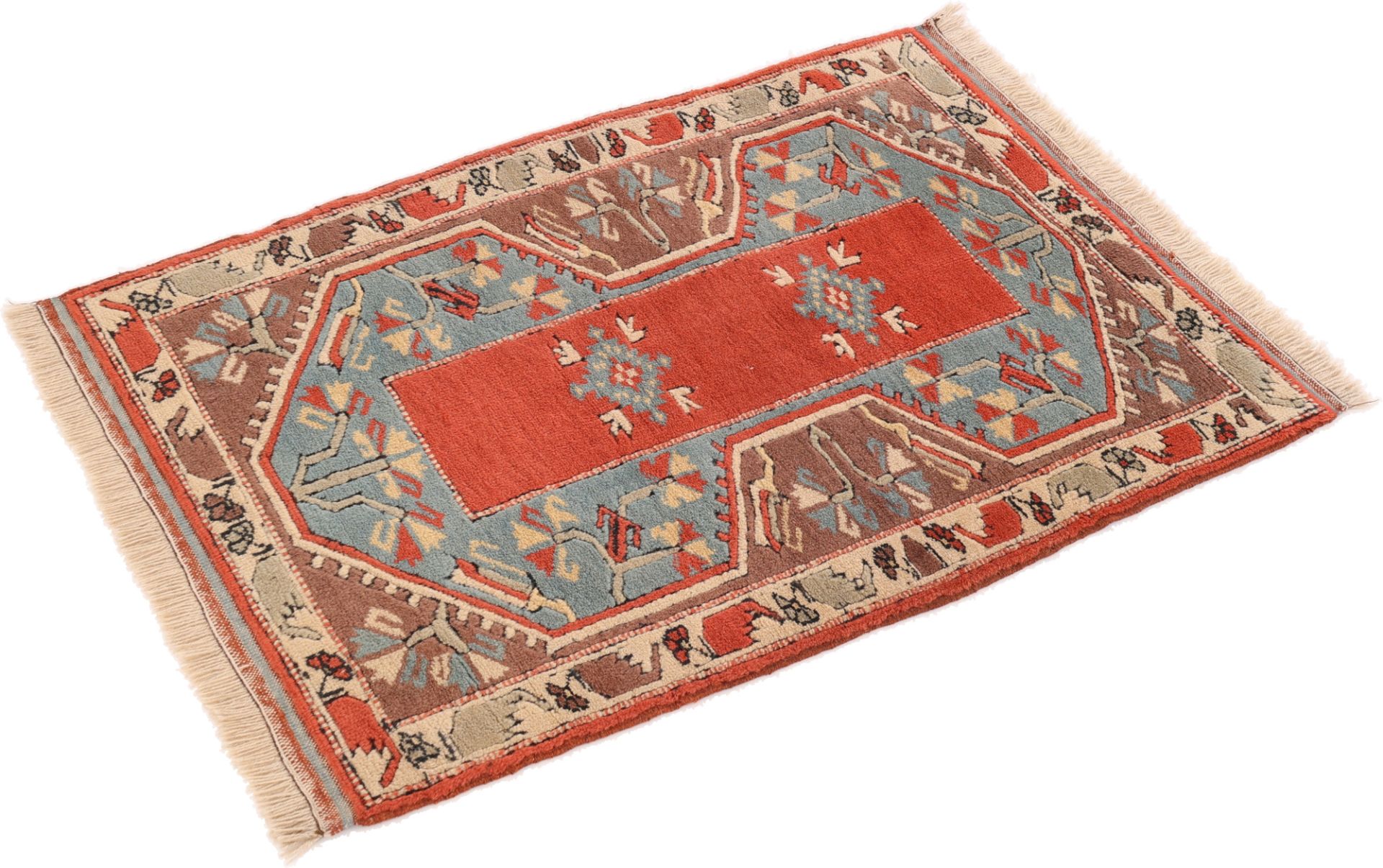 Perserteppich 113 × 82 cm aus Wolle, handgeknüpft