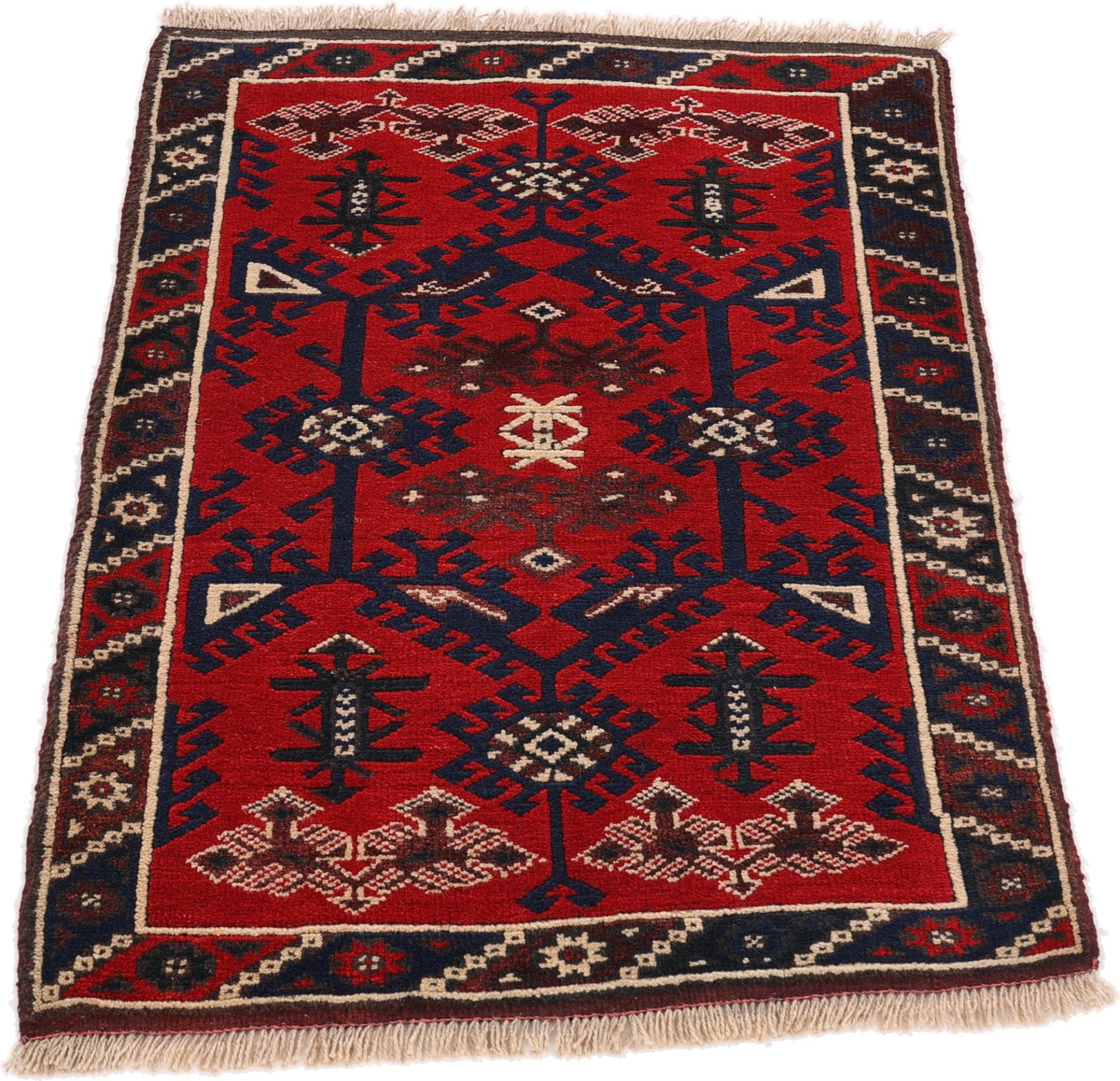 Perserteppich aus Iran, 118 × 82 cm