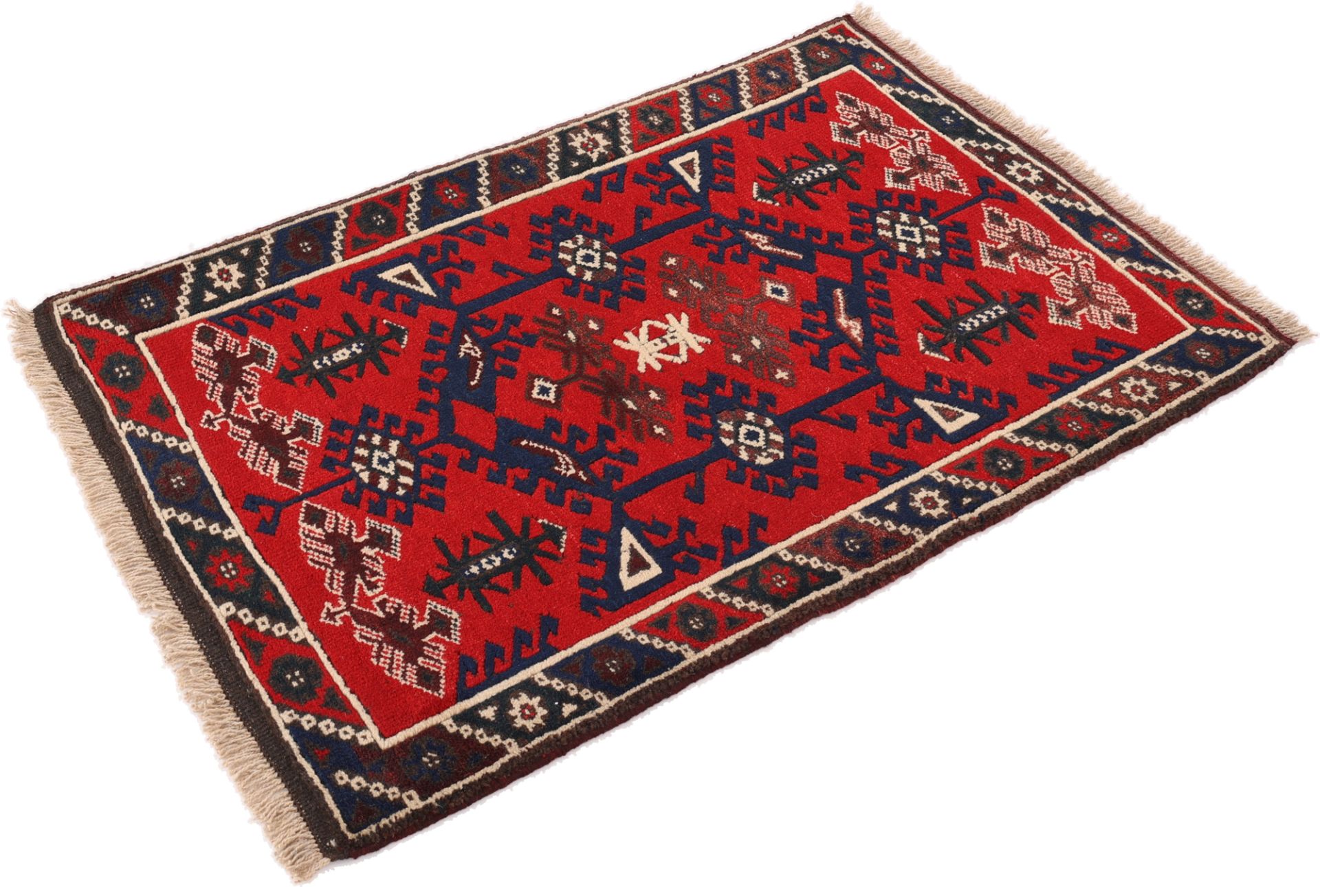 Perserteppich aus Iran, 118 × 82 cm