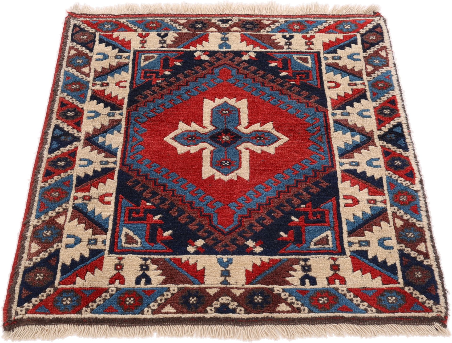 Perserteppich aus Iran, 102 × 94 cm