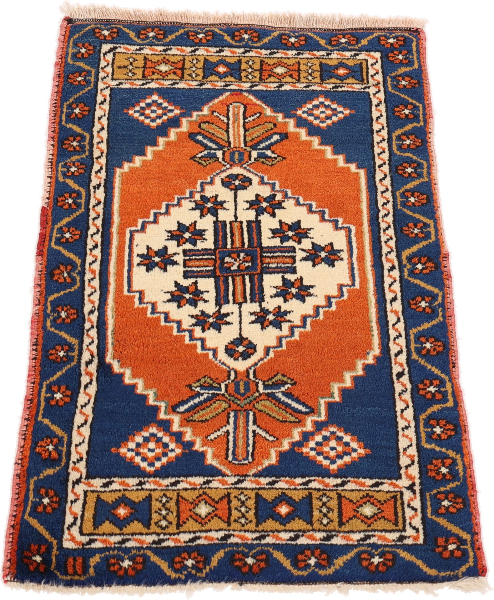 Perserteppich aus Iran, 95 × 58 cm
