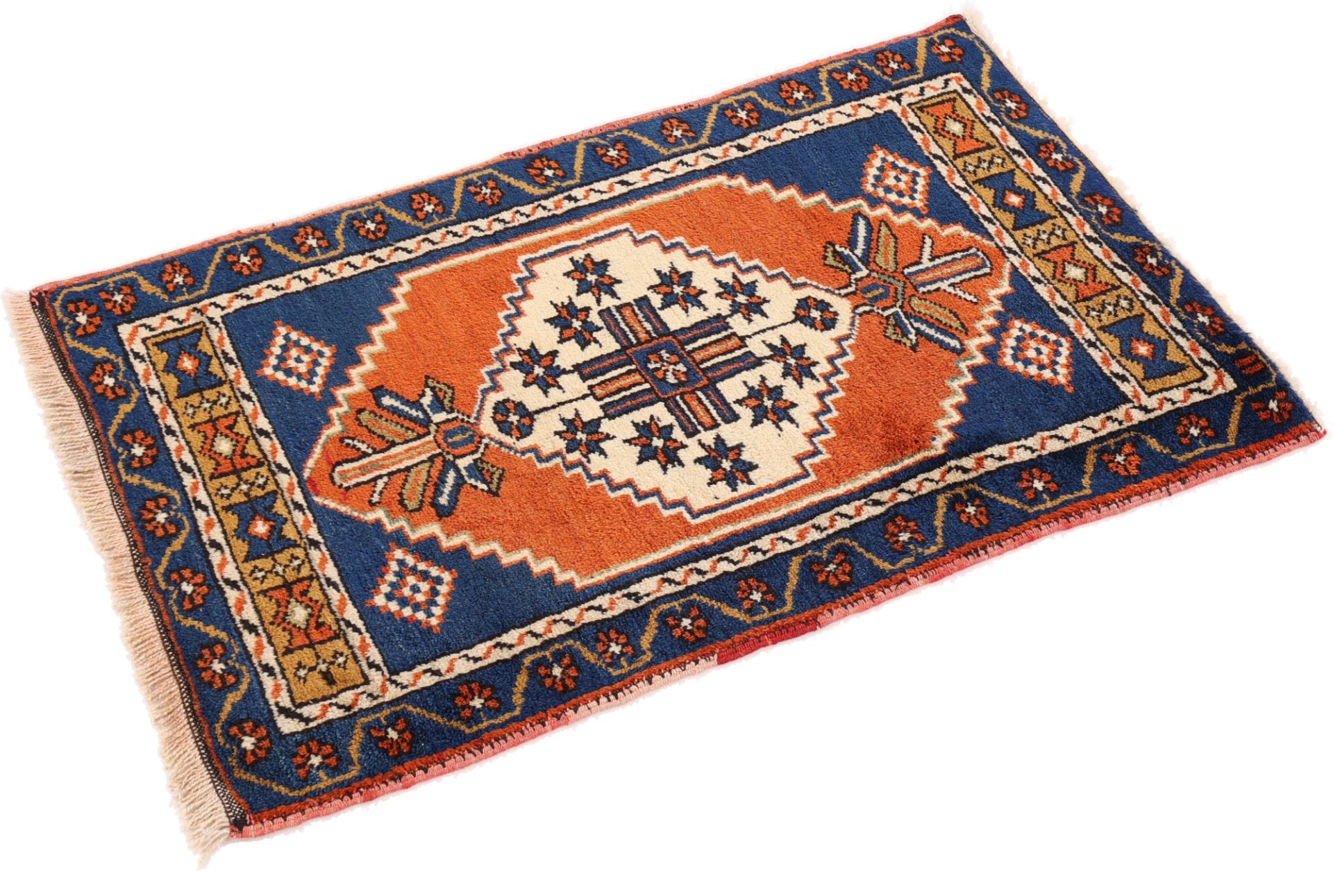 Perserteppich aus Iran, 95 × 58 cm