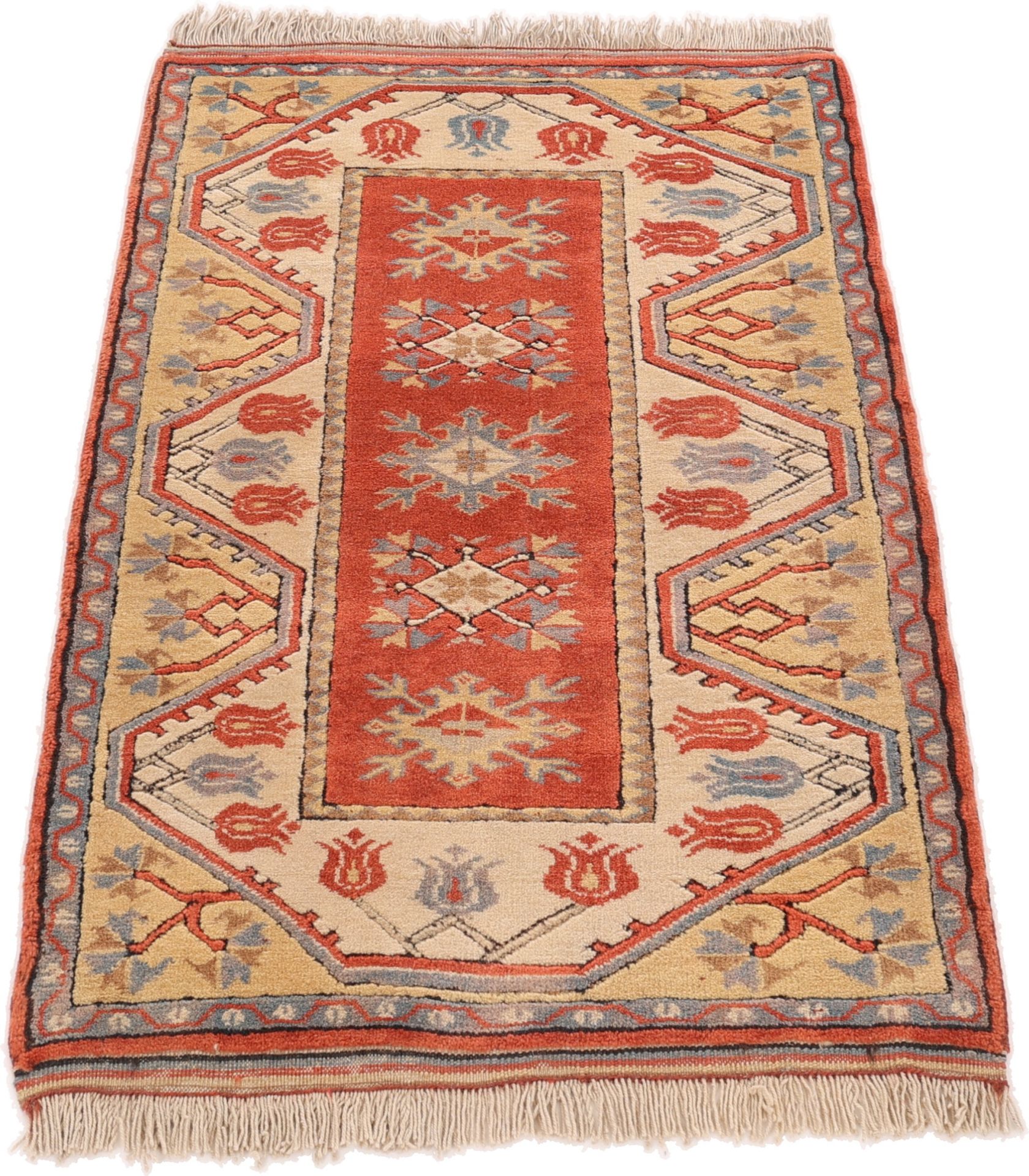 Perserteppich 125 × 82 cm aus Wolle, handgeknüpft