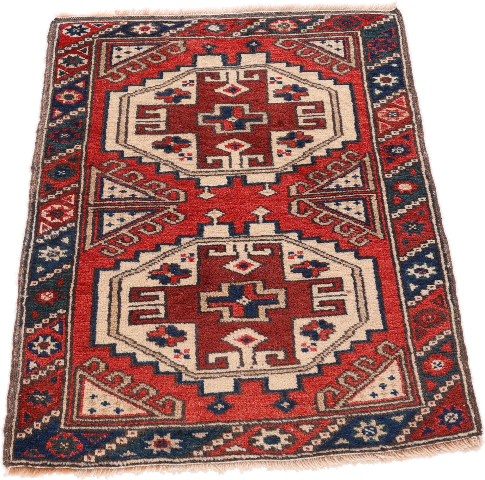 Handgeknüpfter Perserteppich 103 × 74 cm