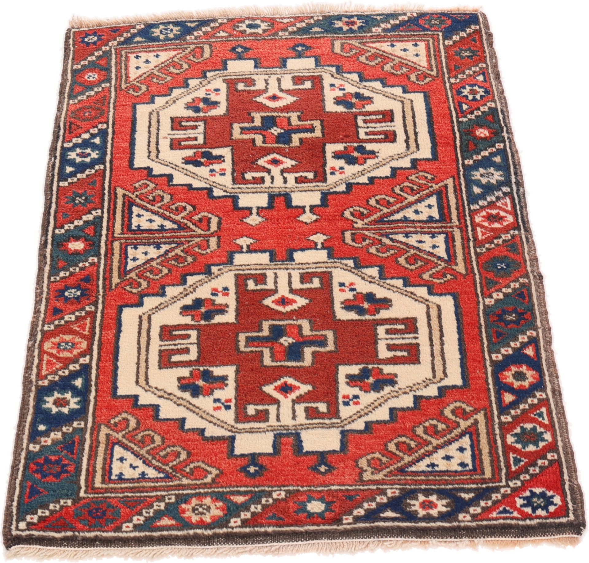 Handgeknüpfter Perserteppich 103 × 74 cm