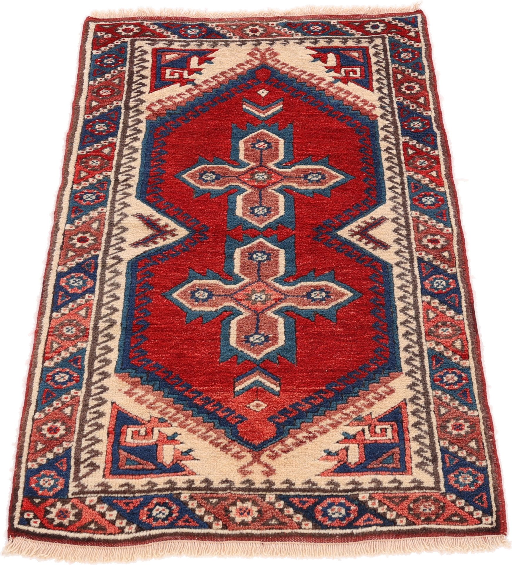 Perserteppich 114 × 72 cm aus Wolle, handgeknüpft