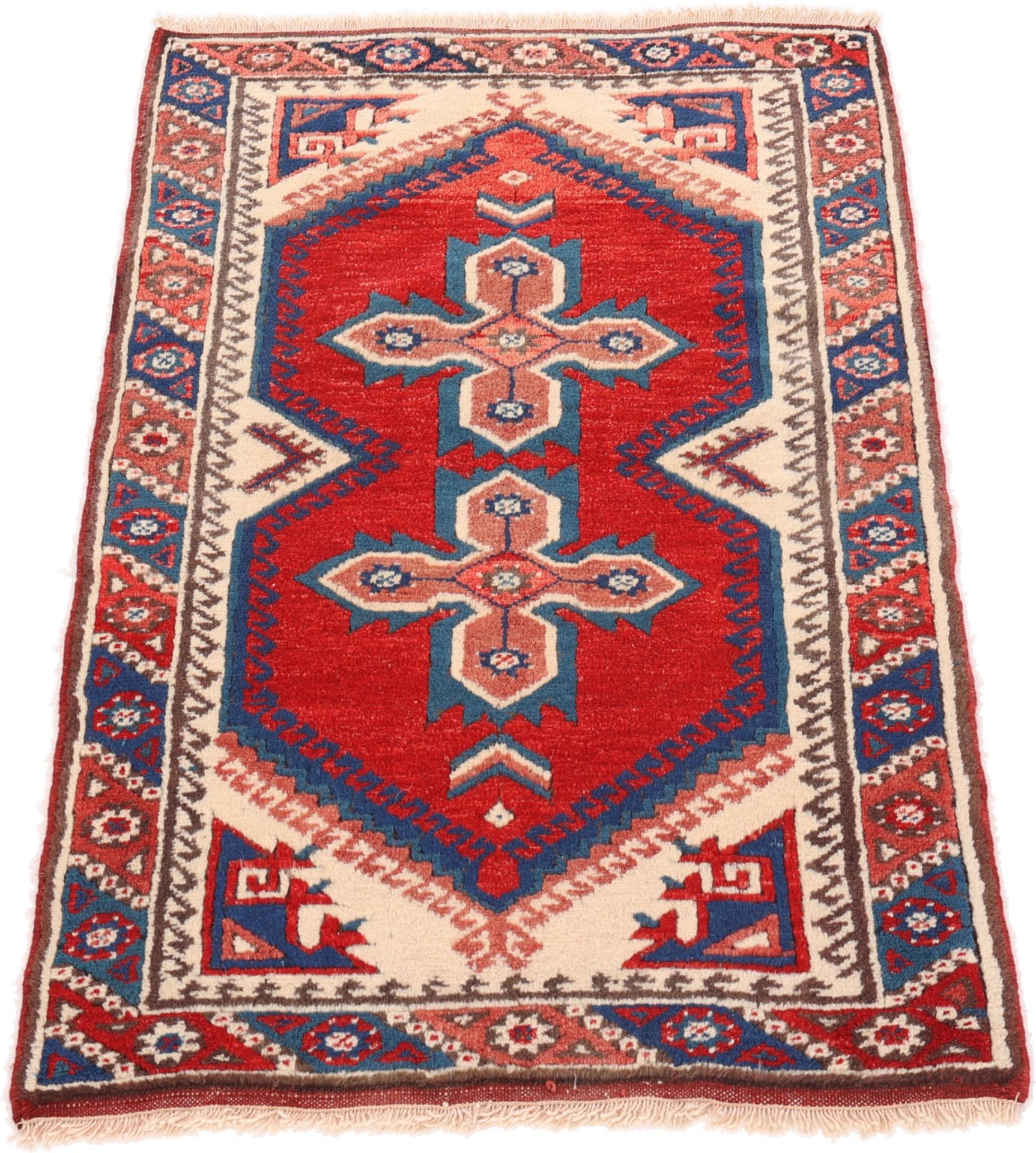 Perserteppich 114 × 72 cm aus Wolle, handgeknüpft